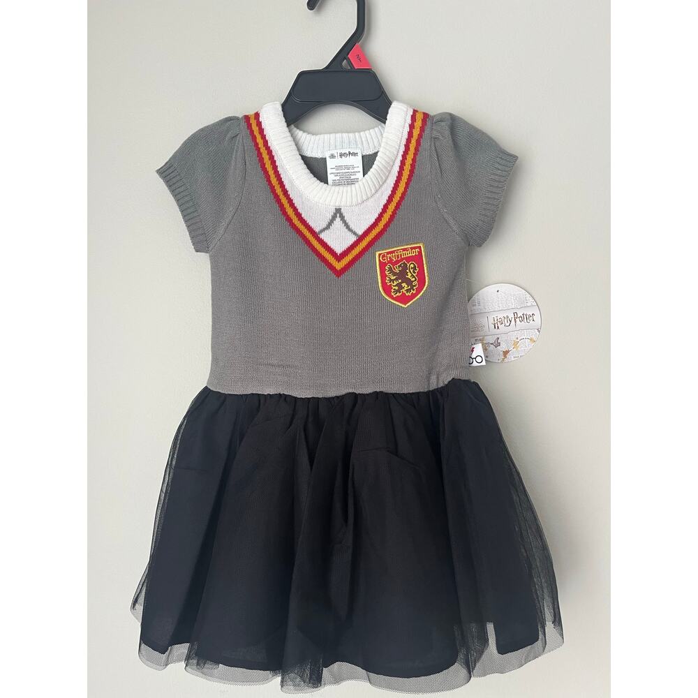 Harry Potter Gryffindor Hermione Granger Sweater Dress 2T NWT